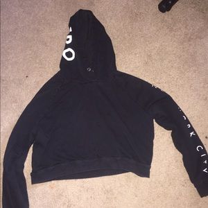 aeropostal crop top hoodie